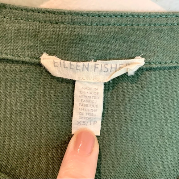 Eileen Fisher Nori Cotton Twill Shirttail Jacket - Picture 6 of 9